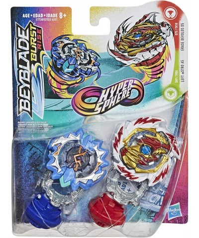 Burst Rise Hypersphere Dual Pack Erase Devolos D5 and Left Astro A5 -- 2 Left-Spin Battling Top Toys Ages 8 and Up $37.22 Gam...