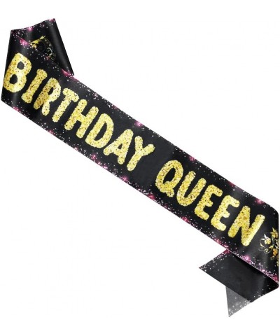 BIRTHDAY QUEEN Sash for Women Birthday Gifts Birthday Sash with Rhinestone Pin for Girls Birthday Celebration Birthday Party ...