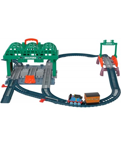 Fisher-Price Knapford Station Train Set Track with 2 in 1 playset and Storage case for preschoolers 3 and Older $36.92 Toy Ve...