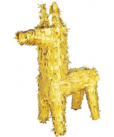 Gold Foil Donkey Pinata - Cinco de Mayo and Fiesta Party Decor $65.85 Piñatas