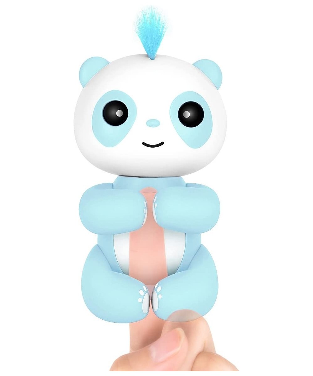 Interactive Electronic Finger Panda for Kids Smart Baby Panda Toy Reflexive Reaction to Touch (Blue) $21.59 Electronic Pets