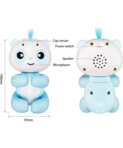 Interactive Electronic Finger Panda for Kids Smart Baby Panda Toy Reflexive Reaction to Touch (Blue) $21.59 Electronic Pets