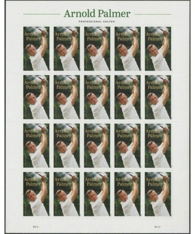 Famous Golfer Sheet of 20 Forever Postage Stamps Scott 5455 $33.00 Collectible Postage Stamps