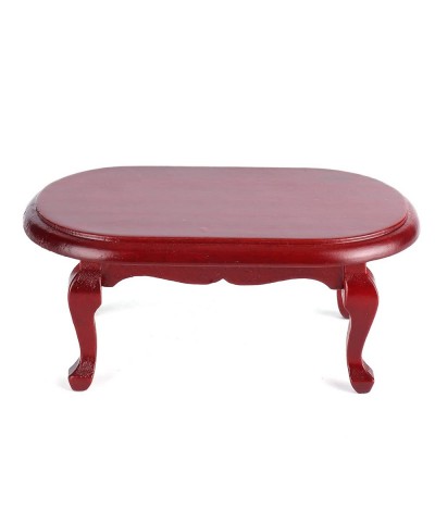 1:12 Dollhouse Miniature Tea Table Coffee Table Kids Pretend Play Toy Dollhouse Decoration Accessories(Mahogany) $19.48 Dollh...