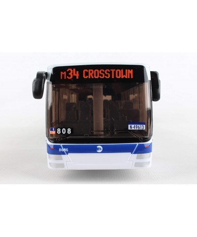 RT8563 New York City MTA Metro Articulated Electric Bus 1:43 Scale- 16 Inches long White/Blue/Black $40.46 Kids' Play Buses