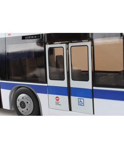 RT8563 New York City MTA Metro Articulated Electric Bus 1:43 Scale- 16 Inches long White/Blue/Black $40.46 Kids' Play Buses