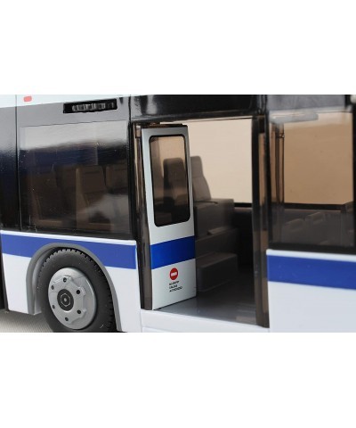 RT8563 New York City MTA Metro Articulated Electric Bus 1:43 Scale- 16 Inches long White/Blue/Black $40.46 Kids' Play Buses