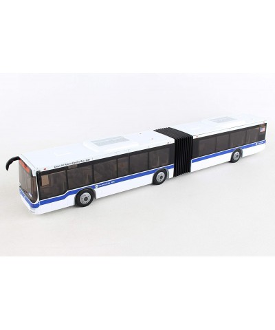 RT8563 New York City MTA Metro Articulated Electric Bus 1:43 Scale- 16 Inches long White/Blue/Black $40.46 Kids' Play Buses