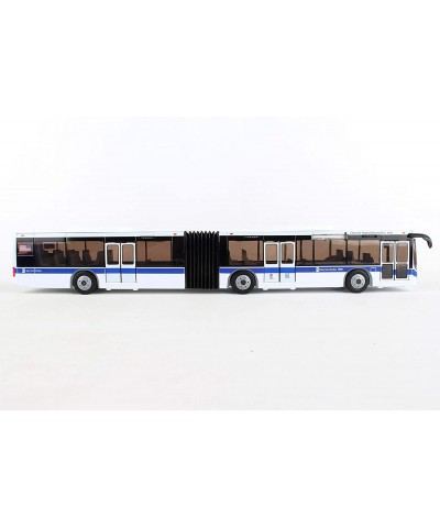 RT8563 New York City MTA Metro Articulated Electric Bus 1:43 Scale- 16 Inches long White/Blue/Black $40.46 Kids' Play Buses