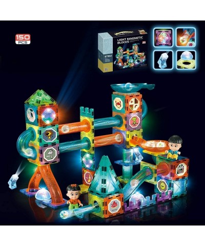 Magnetic Tiles Building Blocks Learning Educational Toys for Kids Boys Girls Ages 3 4 5 6 7 8 Years Old with Luminous Glowing...