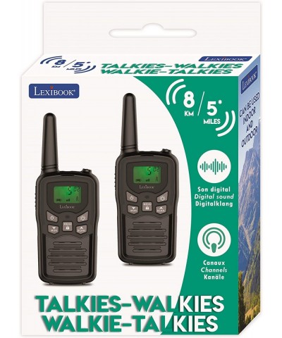 Walkie-talkies for Kids Toys Long Range 8km / 5 Miles LCD Screen Digital Sound Indoor and Outdoor Communication Game Belt Cli...