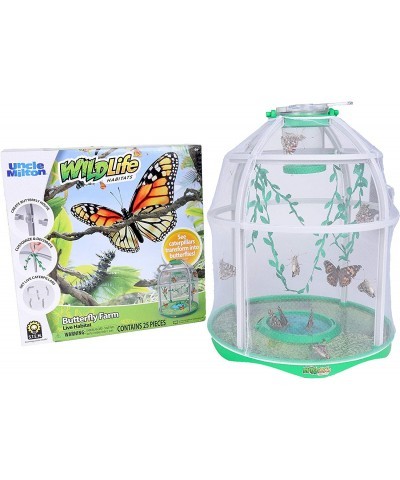 Butterfly Farm Live Habitat - Observe Butterfly Lifecycle in Garden – Includes Voucher to Redeem for Caterpillars $33.72 Educ...