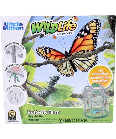 Butterfly Farm Live Habitat - Observe Butterfly Lifecycle in Garden – Includes Voucher to Redeem for Caterpillars $33.72 Educ...