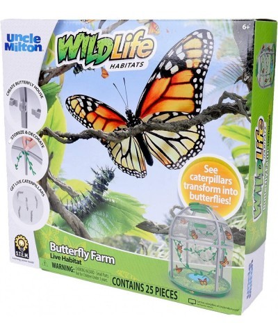 Butterfly Farm Live Habitat - Observe Butterfly Lifecycle in Garden – Includes Voucher to Redeem for Caterpillars $33.72 Educ...