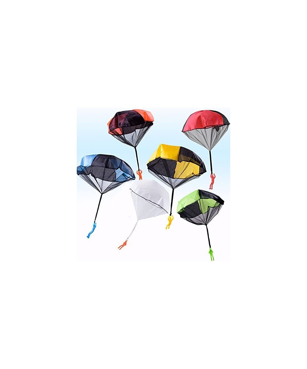 Hand Throw Parachute Children's Parachute 6-Piece Hand Throw Parachute Square Beach Outdoor Sports Toy $15.45 Miniature Novel...