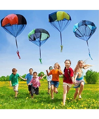 Hand Throw Parachute Children's Parachute 6-Piece Hand Throw Parachute Square Beach Outdoor Sports Toy $15.45 Miniature Novel...