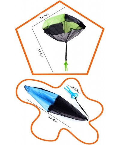 Hand Throw Parachute Children's Parachute 6-Piece Hand Throw Parachute Square Beach Outdoor Sports Toy $15.45 Miniature Novel...