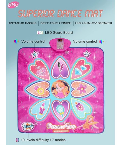 Upgraded Dance Mat for Kids - Christmas Birthday Gifts Toys for 3 4 5 6 7 8 9 Year Old Girls - 7 Game Modes 10 Challenge Leve...