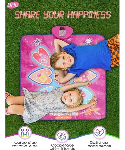 Upgraded Dance Mat for Kids - Christmas Birthday Gifts Toys for 3 4 5 6 7 8 9 Year Old Girls - 7 Game Modes 10 Challenge Leve...