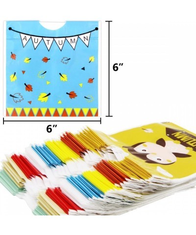 Thanksgiving Plastic Bags Drawstring Goody Bags 72PCS Plastic Thanksgiving Treat Bags for Kids Fall Party Favor Treat Bags $1...