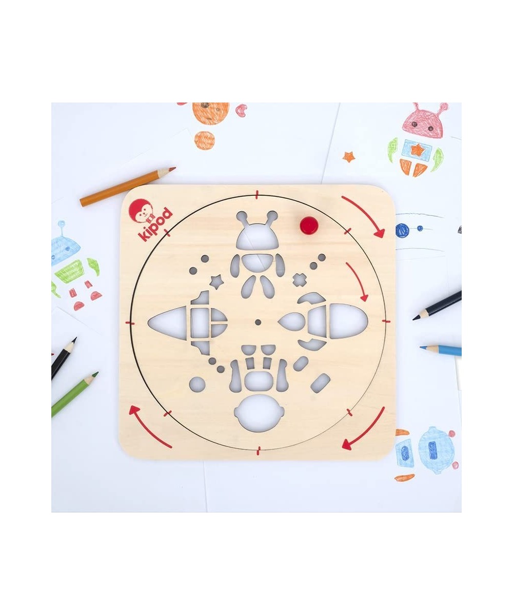 ArtTwist Drawing Stencils Kit for Kids – Airplane & Car Ride Travel Activities for Boys & Girls – Montessori Arts and Crafts ...