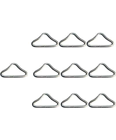 20pcs Metal Triangle Ring Buckle Connectors Trampoline Buckles V- Rings Webbing Bag Clasp Handbag Strap Making Hardware $19.7...