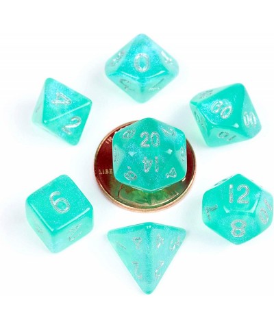 Stardust Turquoise 10mm Mini Poly Dice Set $16.66 Game Accessories