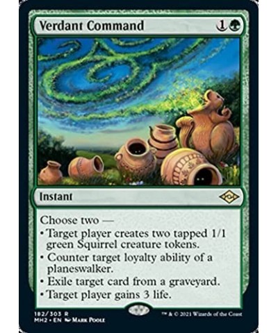 Magic: the Gathering - Verdant Command (182) - Modern Horizons 2 $10.89 Trading Cards & Accessories