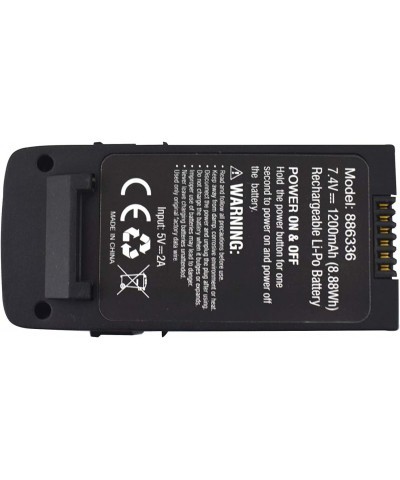 7.4V 1200mah Lithium Battery for U62 D30 U11 Folding Quadcopter Remote Control Aerial Drone Lithium Battery Spare Parts $65.6...