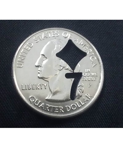 New Cut Out Quarter Dollar Coin Magic Trick / 25 Cent US 25c Cut Out Coin $31.75 Magic Kits & Accessories