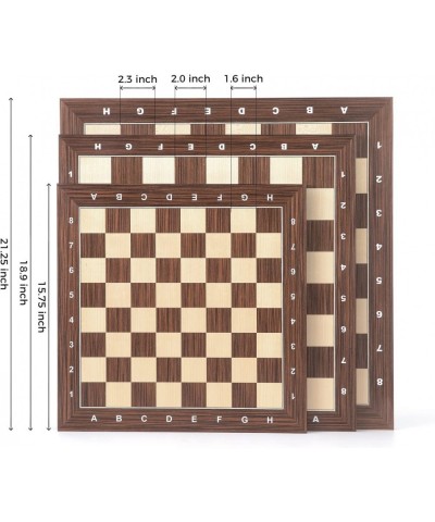 16" Wood Chess Board Tournament Chess Board with 1.6" Squares Ideal Gift for Chess Players $107.78 Board Games