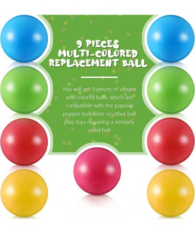 Multi-Colored Replacement Toy Balls Crush Proof Bulldozer Balls Soft Plastic Air-Filled Ocean Balls for Toddlers 1.75 Inch Ba...