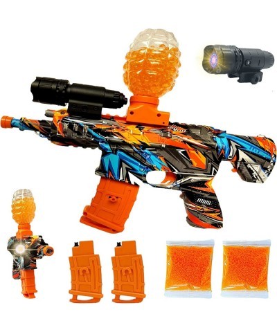 Gel Ball Blaster Splatter Ball Blaster Injector with 2 Batteries Electric Shooting Toy Includes 20 000 Splat Beads and More M...