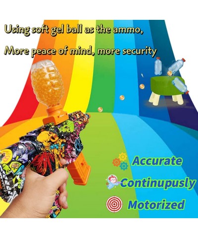 Gel Ball Blaster Splatter Ball Blaster Injector with 2 Batteries Electric Shooting Toy Includes 20 000 Splat Beads and More M...