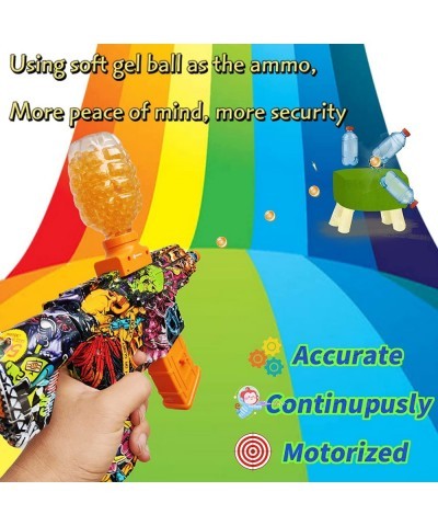 Gel Ball Blaster Splatter Ball Blaster Injector with 2 Batteries Electric Shooting Toy Includes 20 000 Splat Beads and More M...