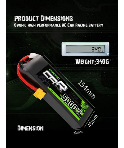 3s Lipo Battery 50C 5000mAh 11.1V Lipo Battery with XT60+TRX Connector for RC Car Truck Boat Airplane Helicopter Quadcopter $...