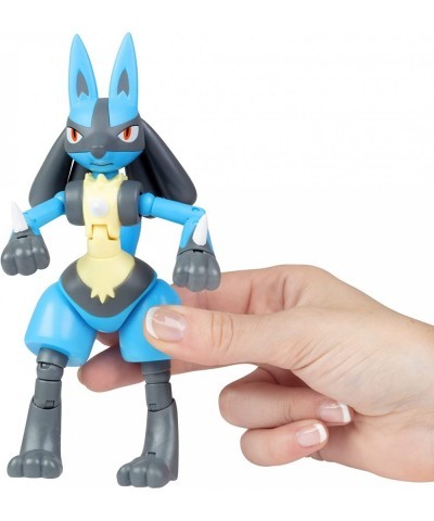 Pokémon 6" Lucario Articulated Battle Figure Toy with Display Stand - Officially Licensed - Collectible Pokemon Gift for Kids...