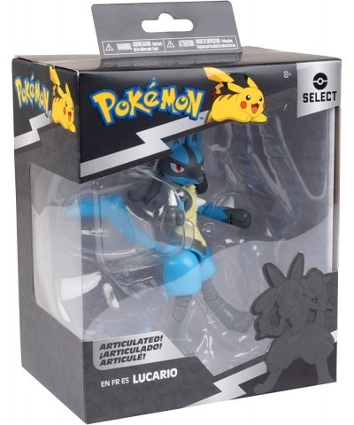 Pokémon 6" Lucario Articulated Battle Figure Toy with Display Stand - Officially Licensed - Collectible Pokemon Gift for Kids...