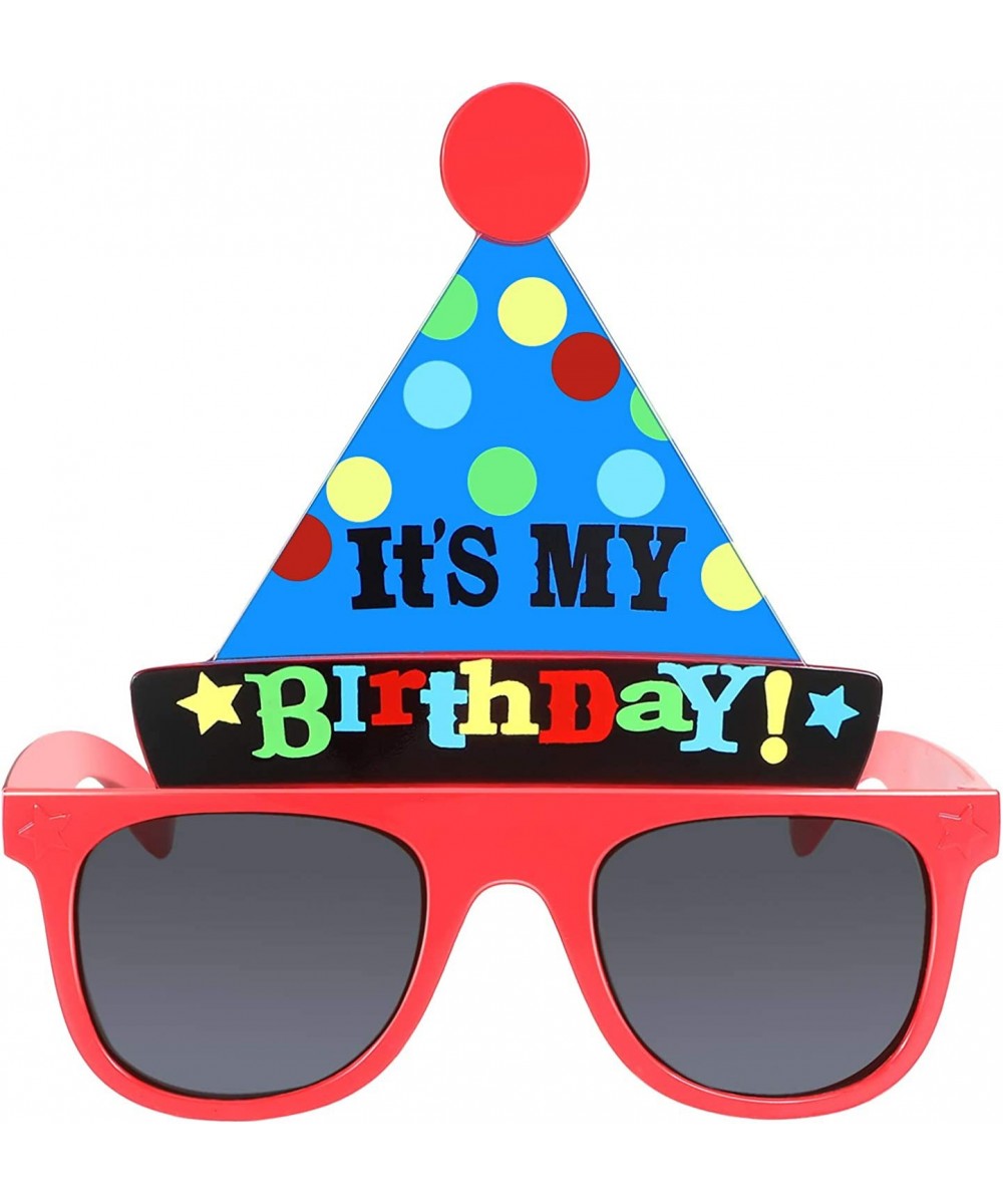 Happy Birthday Glasses It's My Birthday Funny Hat Glasses Birthday Party Sunglasses Novelty Party Hat Glasses Self Photo Prop...