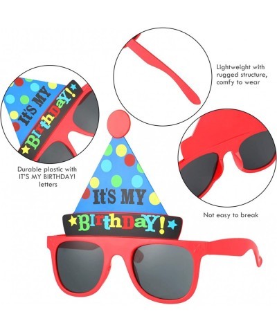 Happy Birthday Glasses It's My Birthday Funny Hat Glasses Birthday Party Sunglasses Novelty Party Hat Glasses Self Photo Prop...