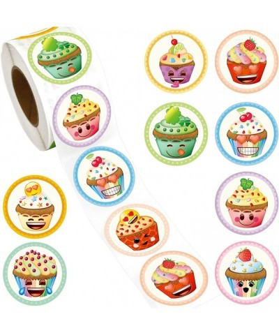 Cupcake Stickers for Kids 500PCS Cute Sweet Emotion Birthday Stickers Birthday Party Supply Classroom Reward Gift $13.59 Kids...