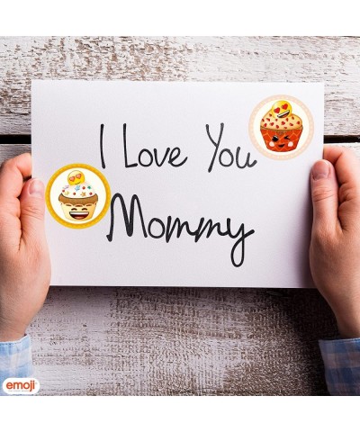 Cupcake Stickers for Kids 500PCS Cute Sweet Emotion Birthday Stickers Birthday Party Supply Classroom Reward Gift $13.59 Kids...