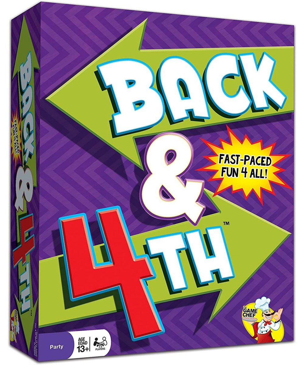 Back & 4th - Fast-Paced Fun 4 All Family Games - Perfect for Parties and Game Nights $43.70 Board Games