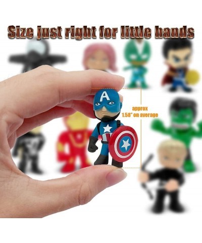 20 Pieces Super Hero Toys Action Figures Sets Mini Superheroes Figures for Boys Toys Small Superhero Figure Birthday Party Fa...