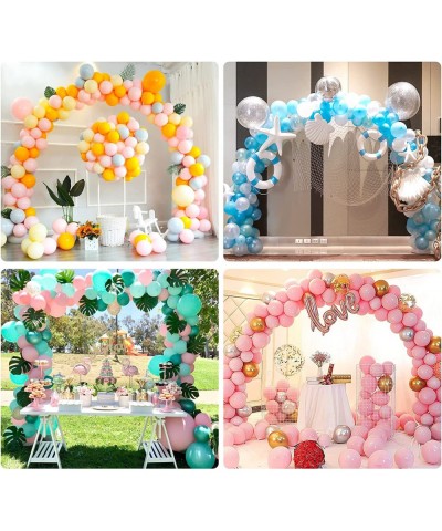 Balloon Arch Kit with Base 10ft Wide & 9ft Tall Adjustable Balloon Arch Stand with 2 Pumps Water Fillable Base 60 Balloon Cli...