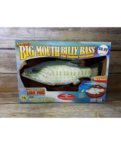 Big Mouth Billy Bass the Singing Sensation Sings "I Will Survive" and " Dont Worry Be Happy" with Motion $82.59 Gags & Practi...