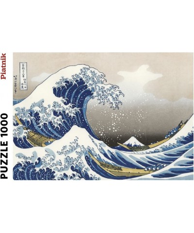 Hokusai The Wave 1000 Piece Jigsaw Puzzle $43.37 Jigsaw Puzzles