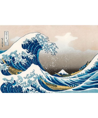 Hokusai The Wave 1000 Piece Jigsaw Puzzle $43.37 Jigsaw Puzzles