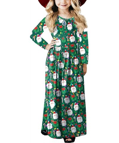 Girls Floor Length Maxi Dress with Pockets 5-14 Years $32.66 Kids' Costumes