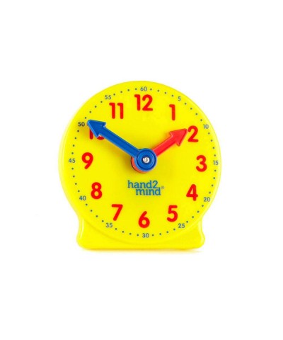 Mini Geared Clock Telling Time Teaching Clock Learn to Tell Time Clock Analog Learning Clock Clock for Kids Learning to Tell ...